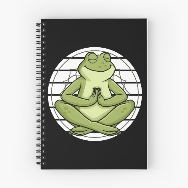 Item preview, Meditation frog mindfulness zen yoga designed and sold by Nessshirts.