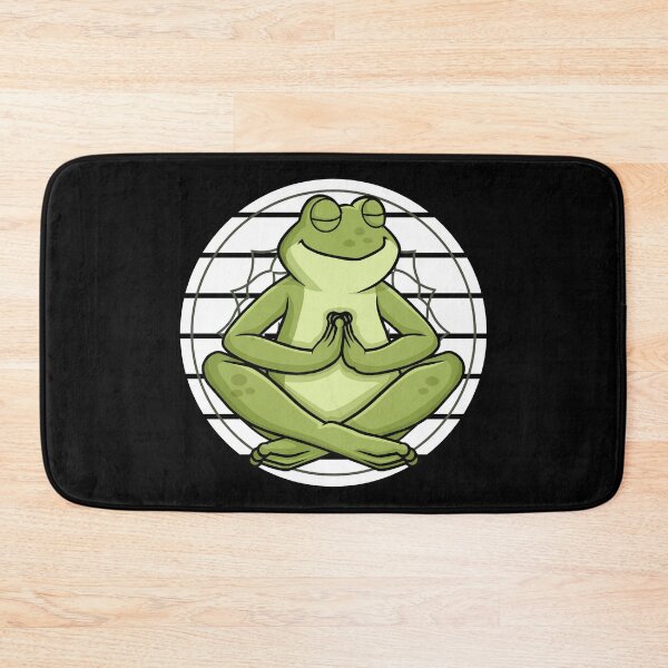 Item preview, Meditation frog mindfulness zen yoga designed and sold by Nessshirts.