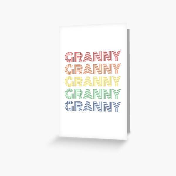 GRANNY Greeting Card