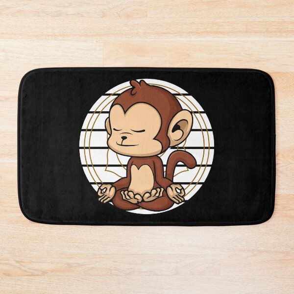Item preview, Yoga Nidra Zen Meditation Chakra Monkey Chimpanzee designed and sold by Nessshirts.
