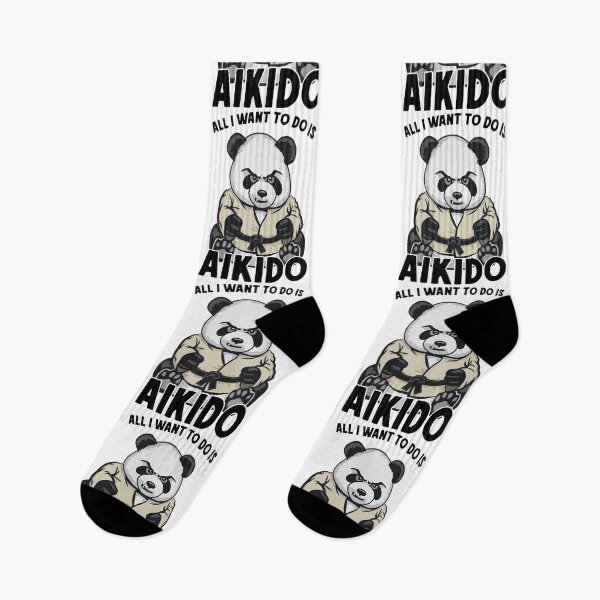 Item preview, Aikido Panda All I Want To Do Is Cute Bear designed and sold by GrandeDuc.