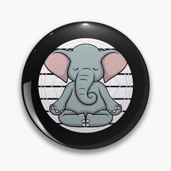 Item preview, Elephant Meditates Meditation Yoga Zen designed and sold by Nessshirts.