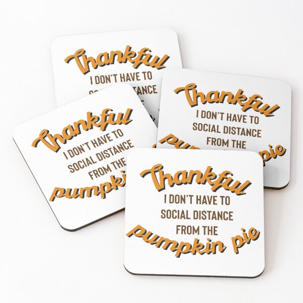 Item preview, Funny Thanksgiving social distance pumpkin pie  designed and sold by champagnemoment.