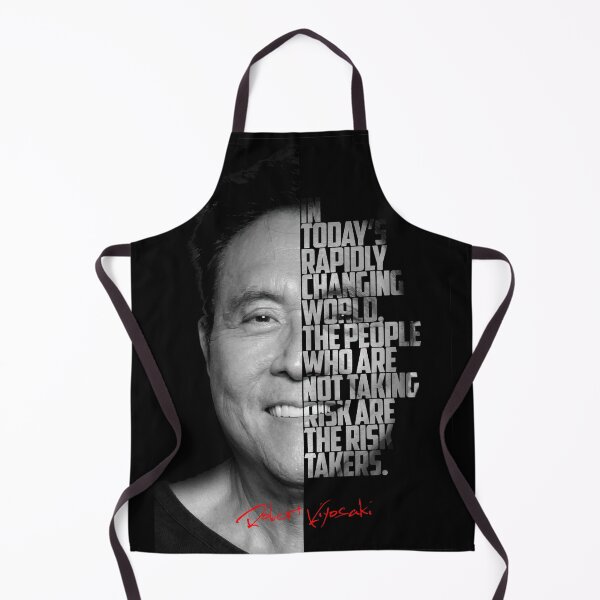 Item preview, Black and white Robert Kiyosaki Rich Dad Poor Dad quote. designed and sold by Enea Kelo.
