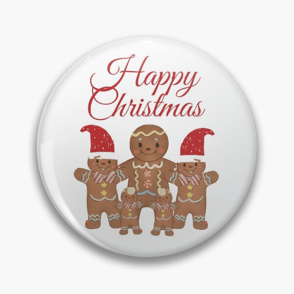 Item preview, Happy Christmas Gingerbread Family designed and sold by ckylin.
