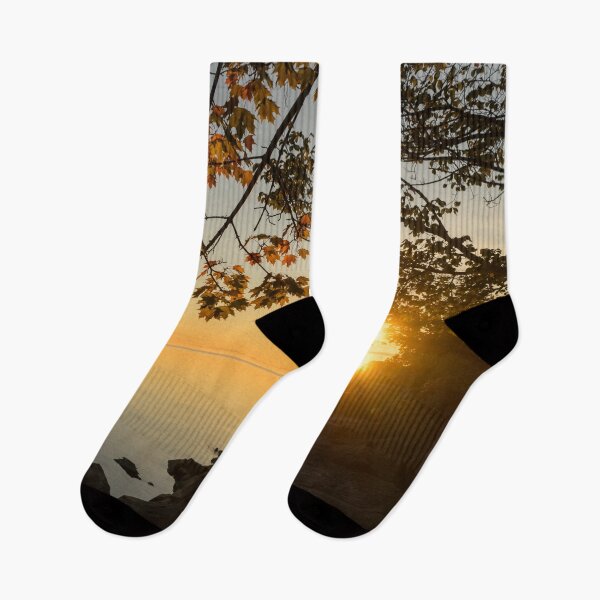 Item preview, Golden Autumn - Glorious Sunrise on the Shore  designed and sold by Georgia Mizuleva.