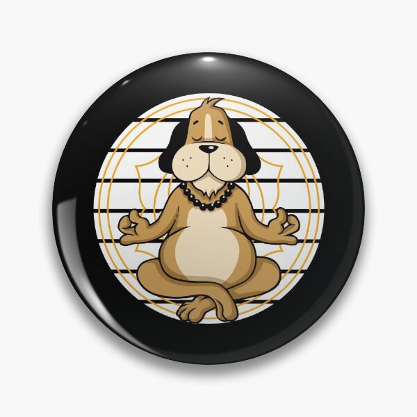 Item preview, Relaxation meditating mindfulness dog zen designed and sold by Nessshirts.