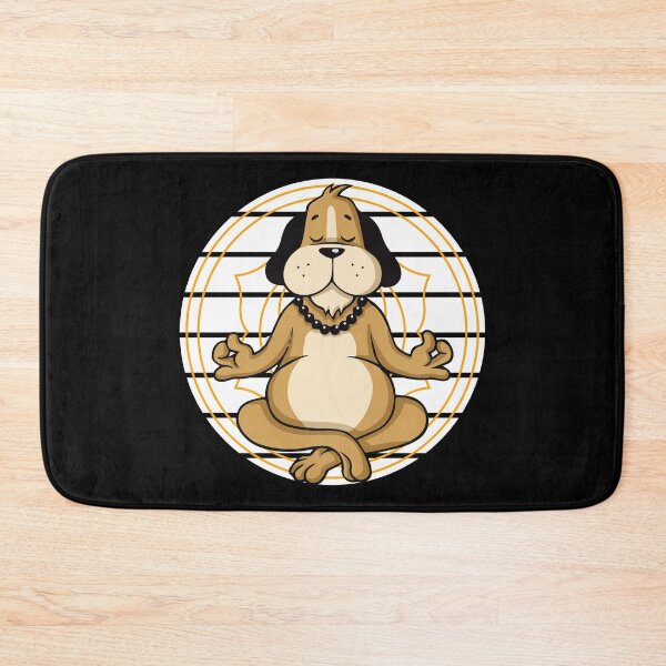 Item preview, Relaxation meditating mindfulness dog zen designed and sold by Nessshirts.