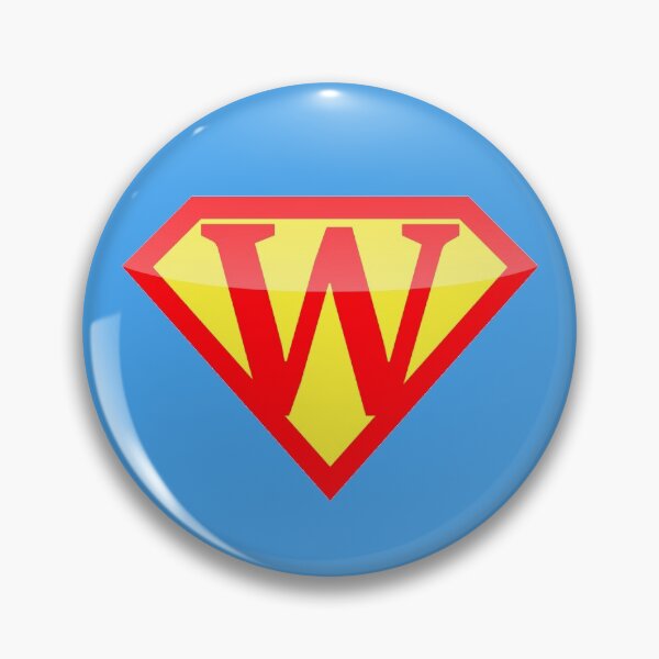 Item preview, Superhero symbol. Letter W logo. designed and sold by waldemart.