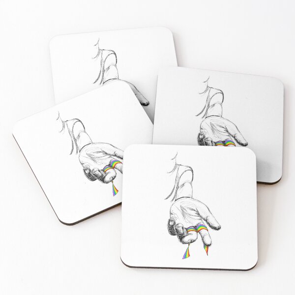 Item preview, Hand holding rainbow lint designed and sold by InkLove.