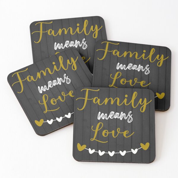 Item preview, Family Means Love  designed and sold by The Merch.