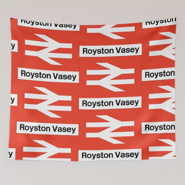 Item preview, Royston Vasey BR Station sign designed and sold by DesignByMH.