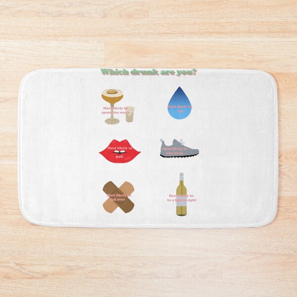 Item preview, The types of people on a night out  designed and sold by textilestalk.