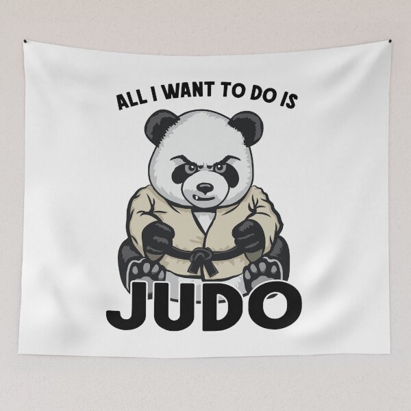 Artikelvorschau, Judo Panda Alles, was ich tun möchte, ist süßer Bär Judoka entworfen und verkauft von GrandeDuc.