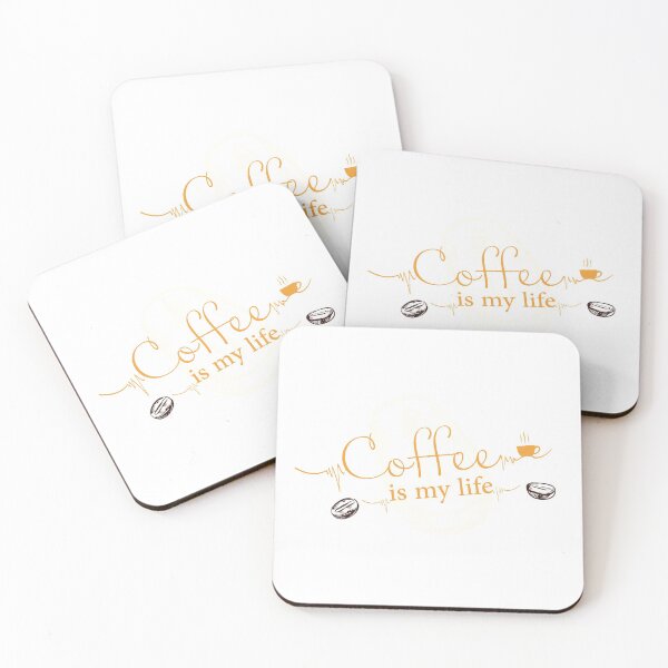Item preview, Coffee is my life gift for your Coffee drinker friend designed and sold by Pd Store.