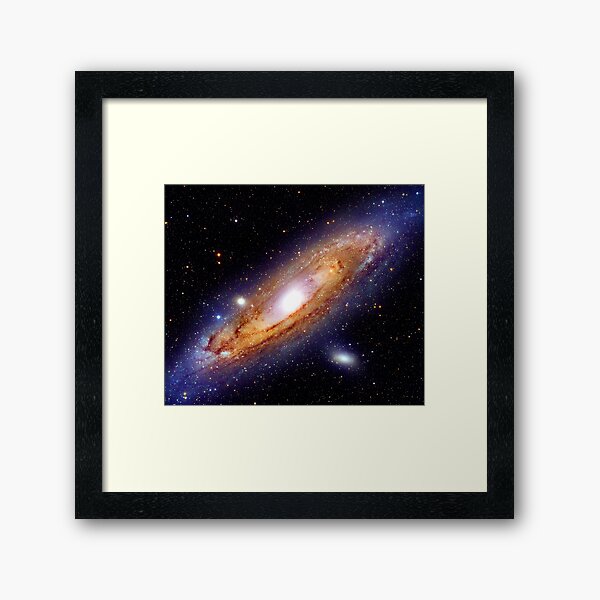 The Andromeda Galaxy - High Resolution Astronomy Image Framed Art Print