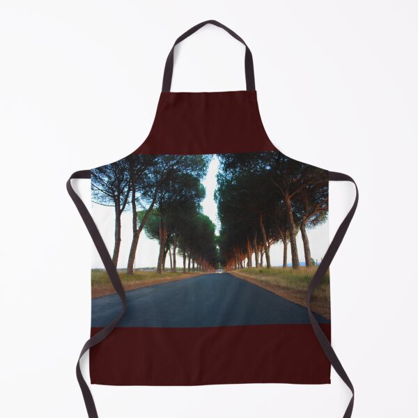 Item preview, avenue with trees at sunset in the rural Tuscan countryside designed and sold by alessiapenny.