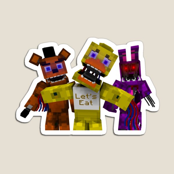 Minecraft Fnaf Gifts Merchandise Redbubble - repeat roblox five nights at freddy s animatronic world fnaf