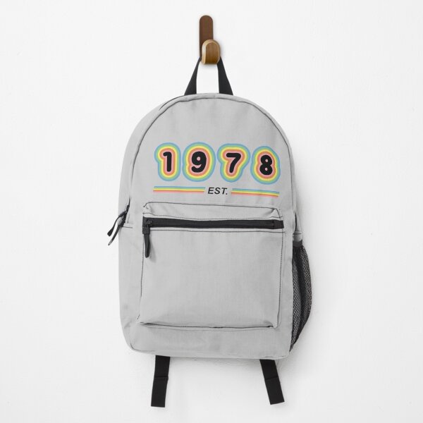 Vista previa del artículo con la obra «est 1978 arco iris de la vendimia», diseñado y vendido por poppingcandy.