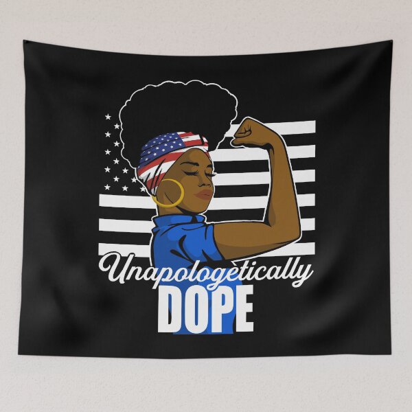Item preview, Unapologetically Dope Black woman  designed and sold by mermaidselina.