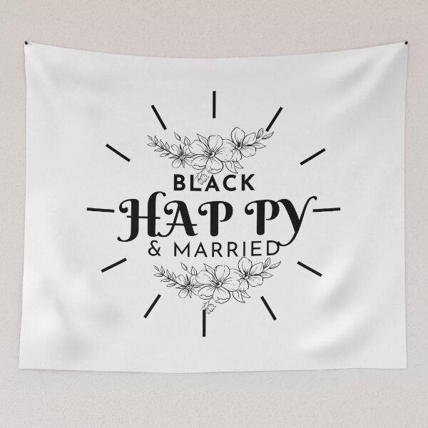 Item preview, Black happy and married.. designed and sold by Rajpramanik.