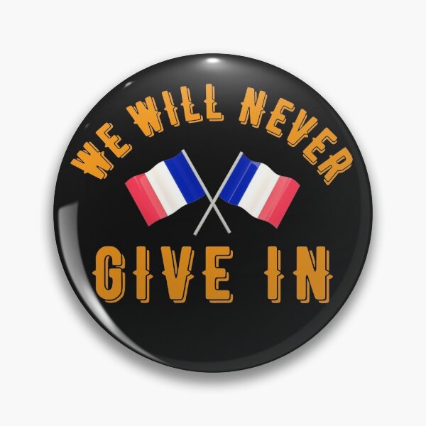 Item preview, We will never give in designed and sold by TonsPOD.