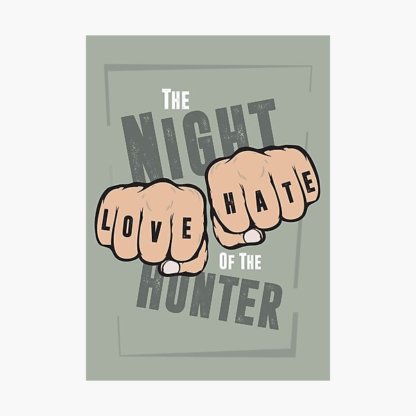 The Night of the Hunter - Alternative Movie Poster Photographic Print