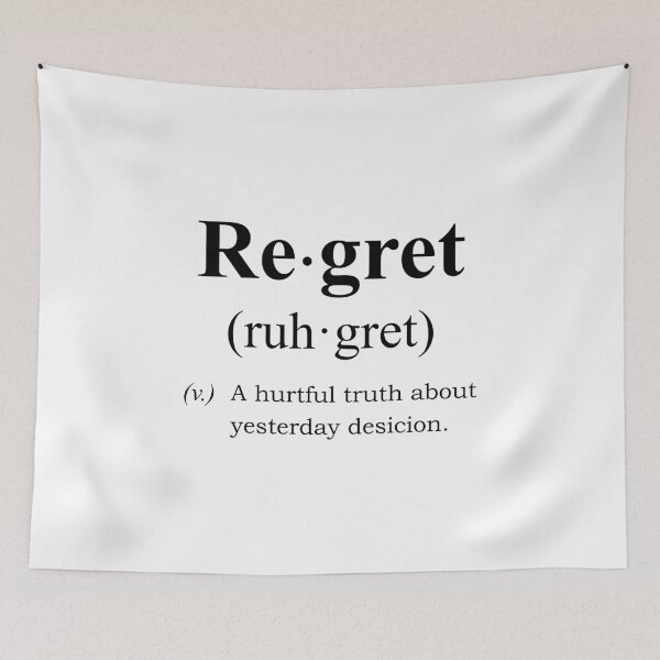 Item preview, Regret designed and sold by faishalwira.