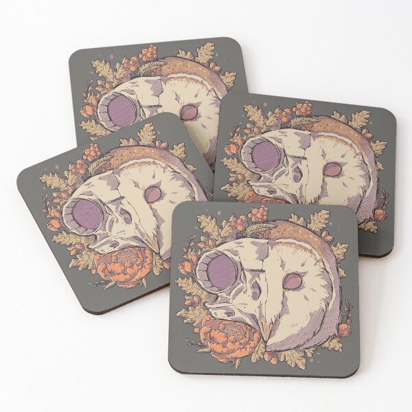 Item preview, Autumn Barn Owl Skull designed and sold by xMorfina.