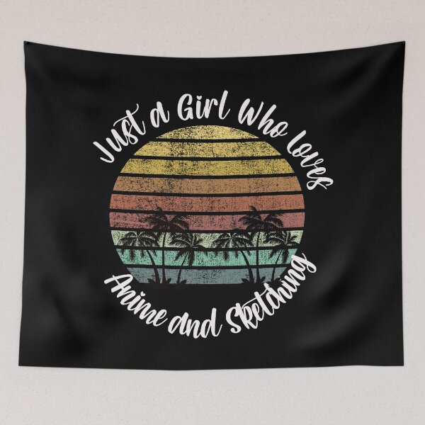 Item preview, Just a girl who loves anime and sketching 2 designed and sold by arnabbabai.
