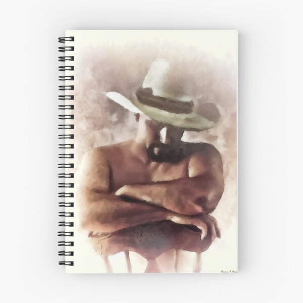 Item preview, Contemplative Cowboy designed and sold by Barbara D Richards.