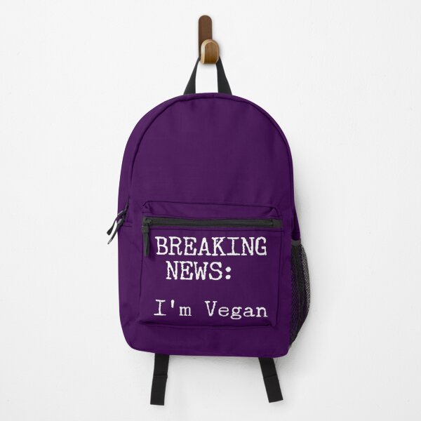 Item preview, Breaking News: I'm Vegan, Vegan, New Vegan Gift, Vegan Lifestyle designed and sold by HomeConscious.