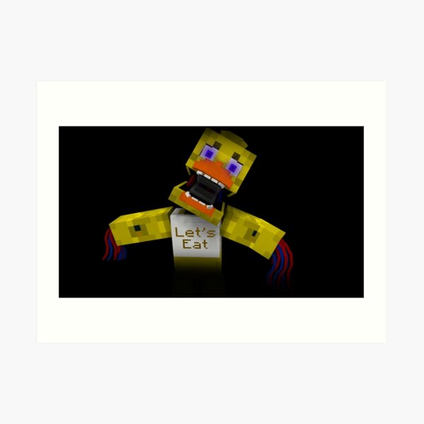 Withered Chica  FNaF 2 Minecraft Skin