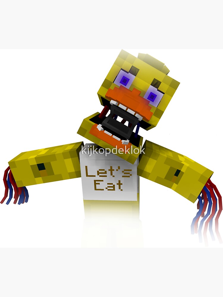 Withered Chica - Five Nights at Freddy's 2 Minecraft Skin