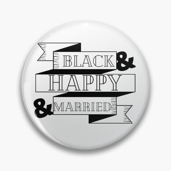 Item preview, Black Happy and married. designed and sold by Rajpramanik.