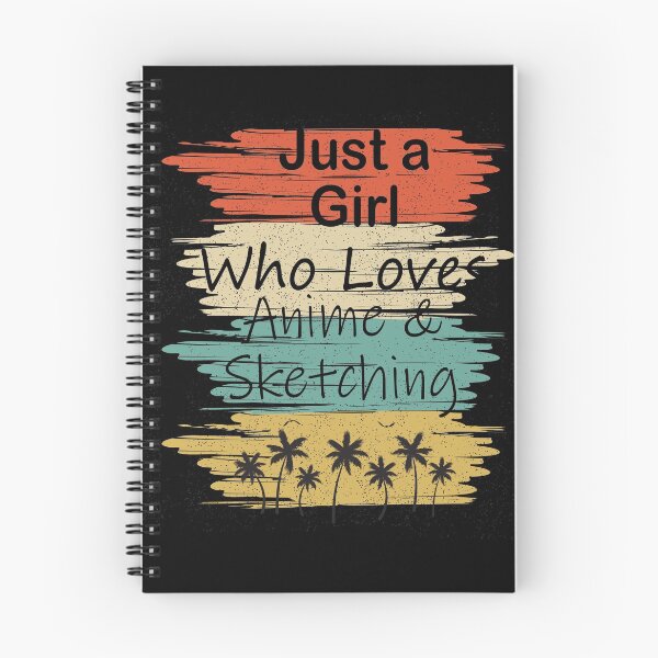 Item preview, Just a girl who loves anime and sketching 4 designed and sold by arnabbabai.