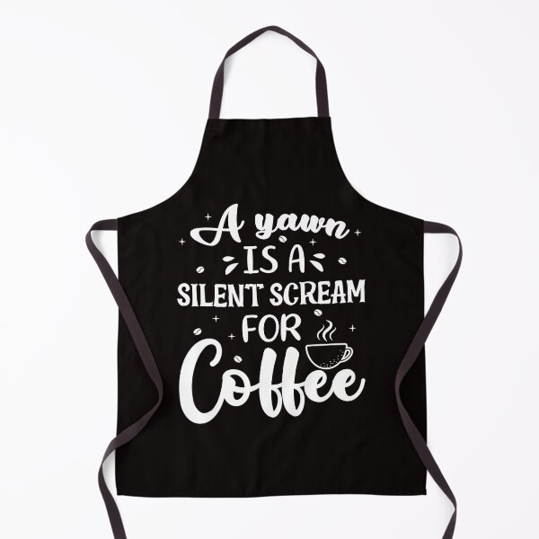 Item preview, a yawn is a silent scream for coffee designed and sold by Majesticoo.
