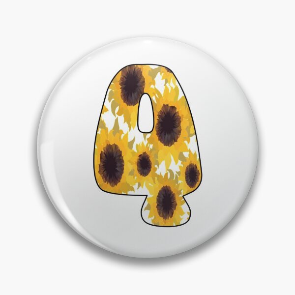Item preview, Many Sunflowers Monogram Sticker designed and sold by aoichan3939.