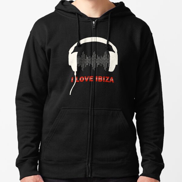 Ibiza DJ Headphones - I love Ibiza Kapuzenjacke
