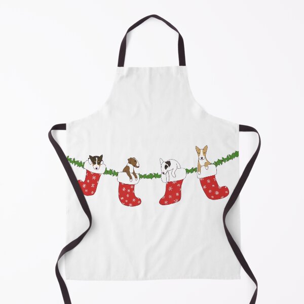 Item preview, Christmas Bull Terrier Puppies - Transparent designed and sold by Qtea.