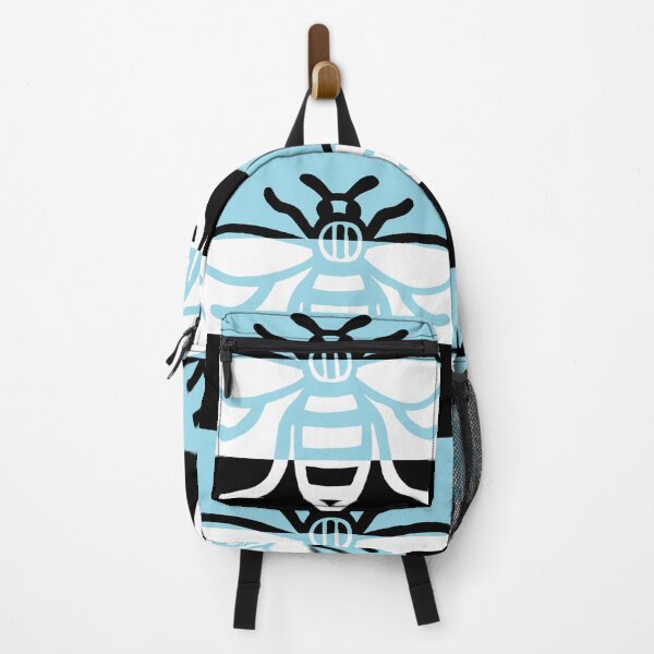 Item preview, Manchester Worker Bee Blue White Black Stripes 1 2020 designed and sold by MarkEdz.