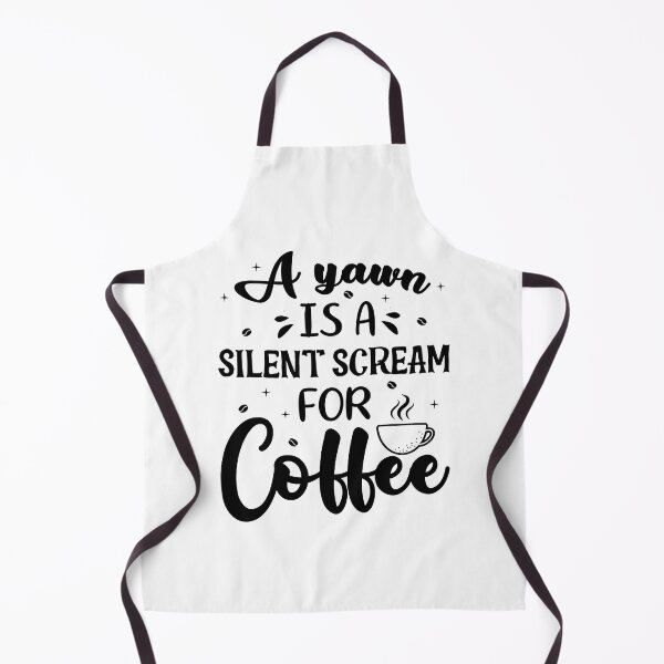 Item preview, yawn is a silent scream for coffee designed and sold by Majesticoo.