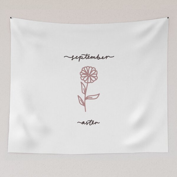 Item preview, September Birth Flower Aster designed and sold by VibrantGifts.