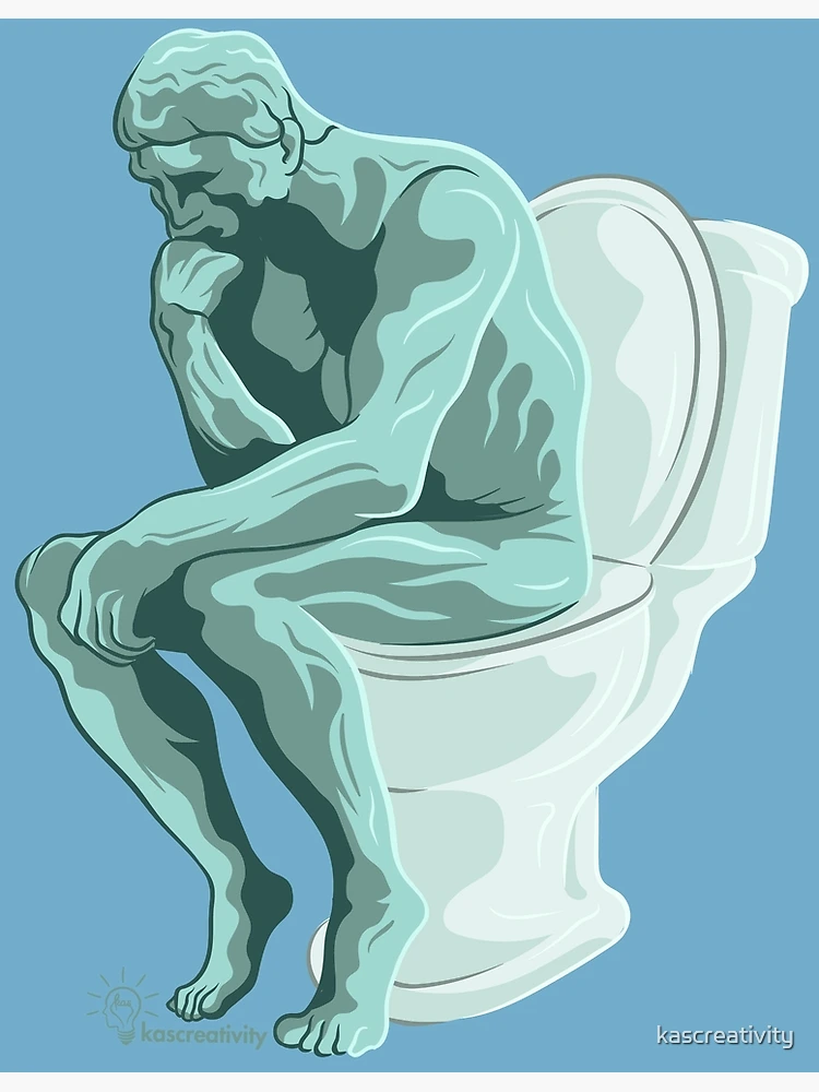 The Thinker Toilet Edition 