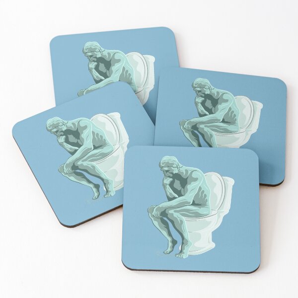 Item preview, The Toilet Thinker designed and sold by kascreativity.