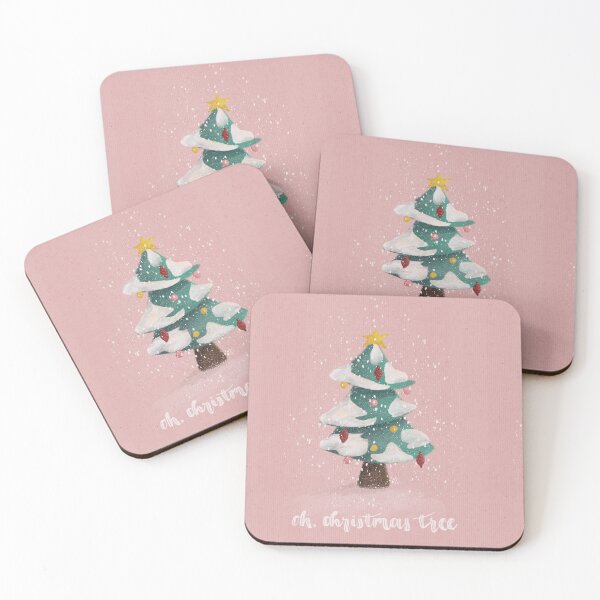 Item preview, Snowy Christmas Tree - Pastel Christmas Series designed and sold by RaeDrawnArt.