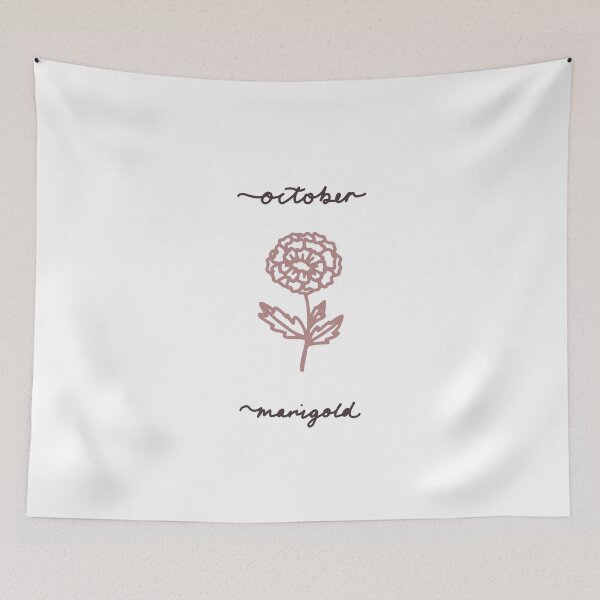 Item preview, October Birth Flower Marigold designed and sold by VibrantGifts.