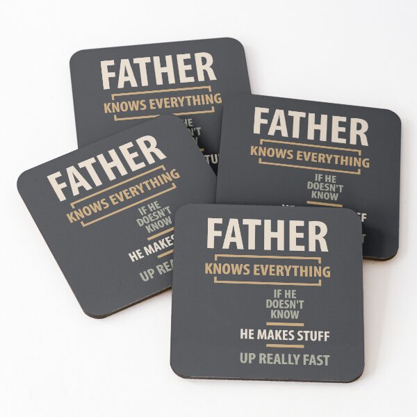 Item preview, Father Knows Everything - Father and Grandpa Gifts designed and sold by cidolopez.