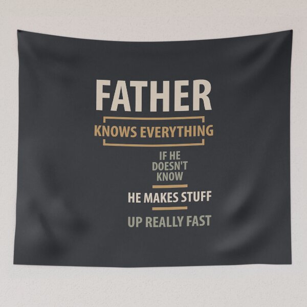 Item preview, Father Knows Everything - Father and Grandpa Gifts designed and sold by cidolopez.