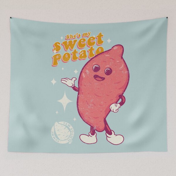 Item preview, Sweet Potato - She is My Sweet Potato | Cute Yam designed and sold by Any Color Designs.